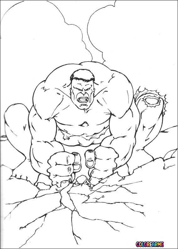 Dibujo De Hulk Para Colorear Y Disfrutar