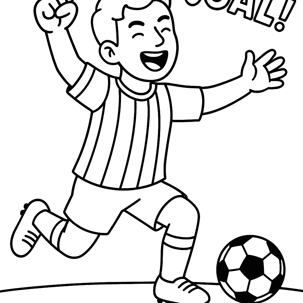 messi para colorear 3 — dibujo para colorear