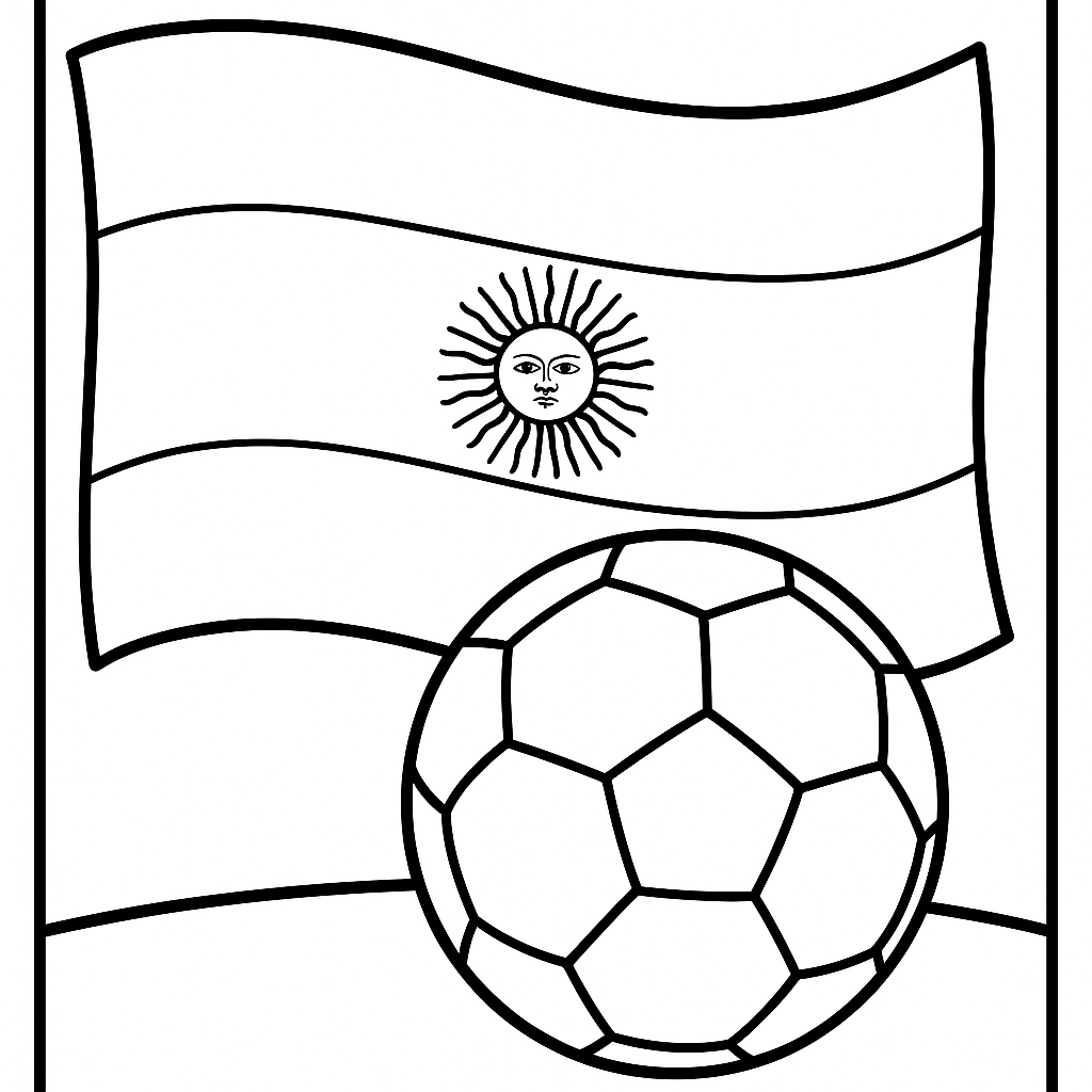 mundial 2026 para colorear 3 — dibujo para colorear