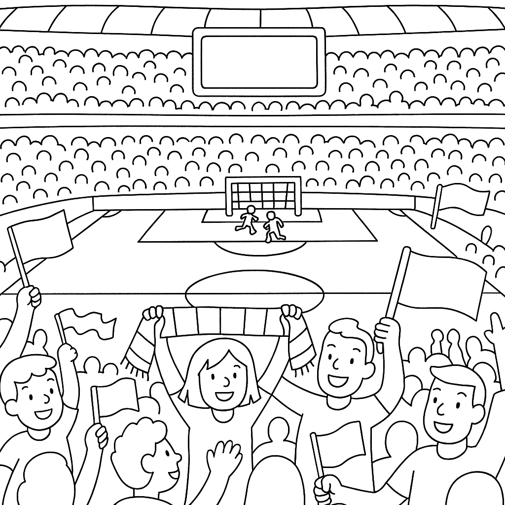 mundial 2026 para colorear 4 — dibujo para colorear