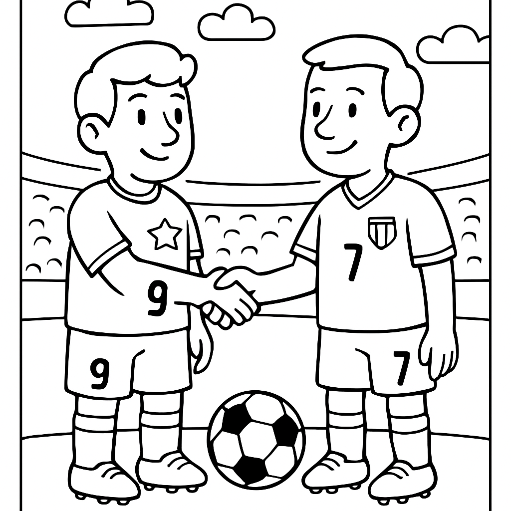 mundial 2026 para colorear 5 — dibujo para colorear