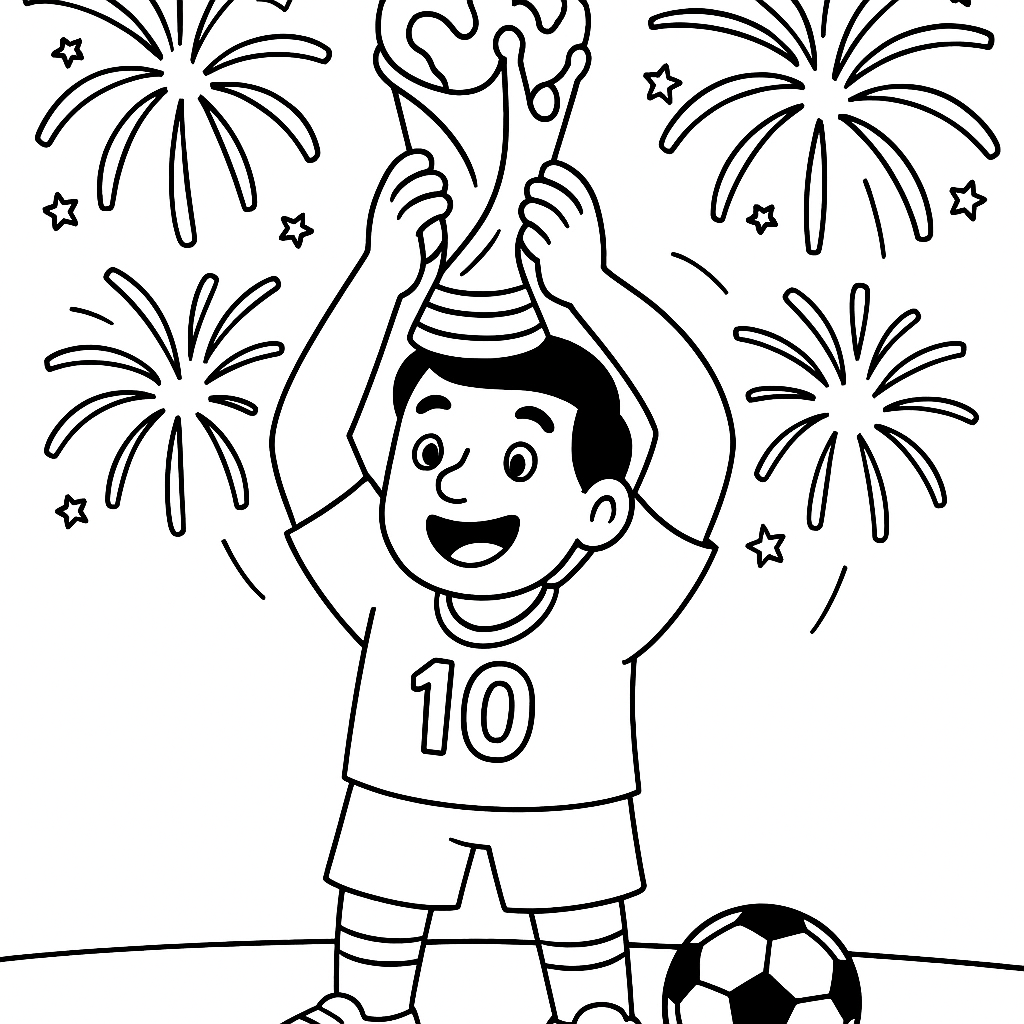 mundial 2026 para colorear 7 — dibujo para colorear